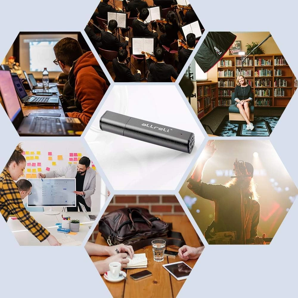 aLLreLi CP0341 2-in-1 Mini USB Voice Recorder – A Smart Gift for Students