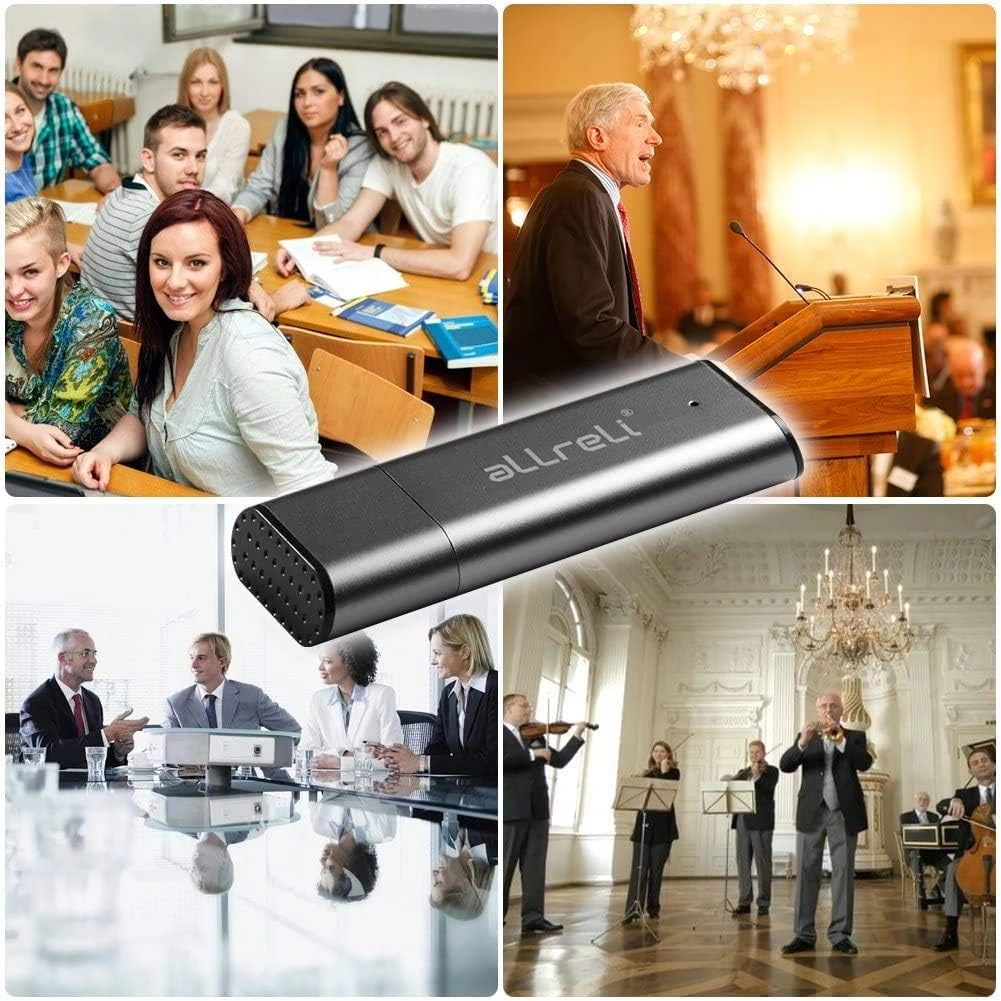 aLLreLi CP0341 2-in-1 Mini USB Voice Recorder – A Smart Gift for Students